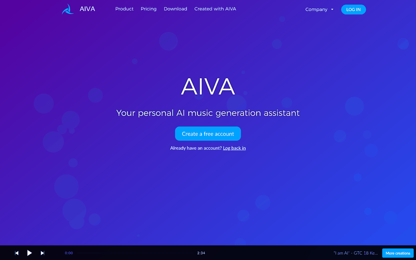 AIVA screenshot 1