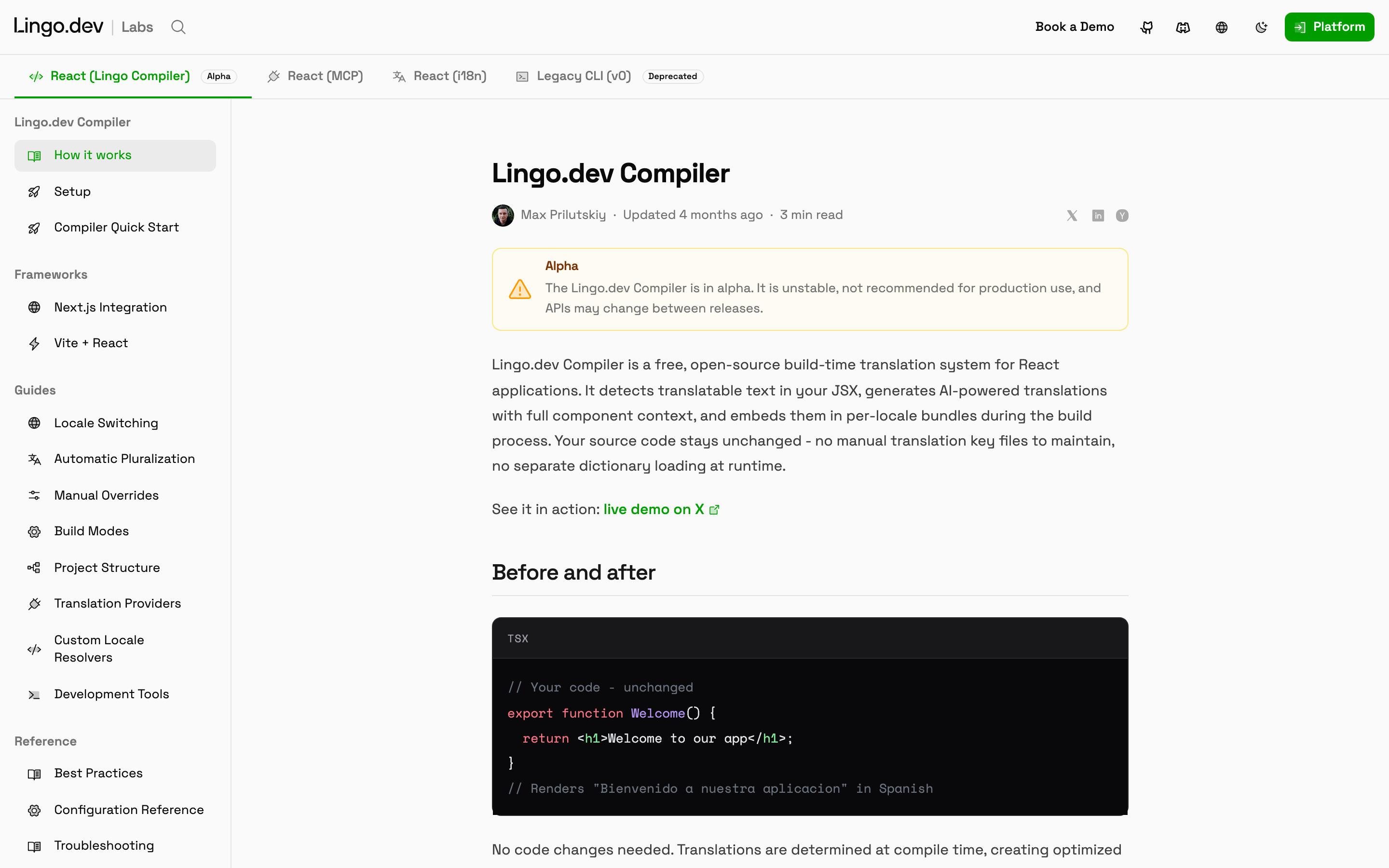 Lingo.dev screenshot 2