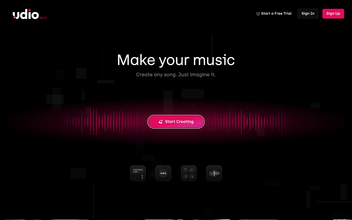 Udio screenshot 1